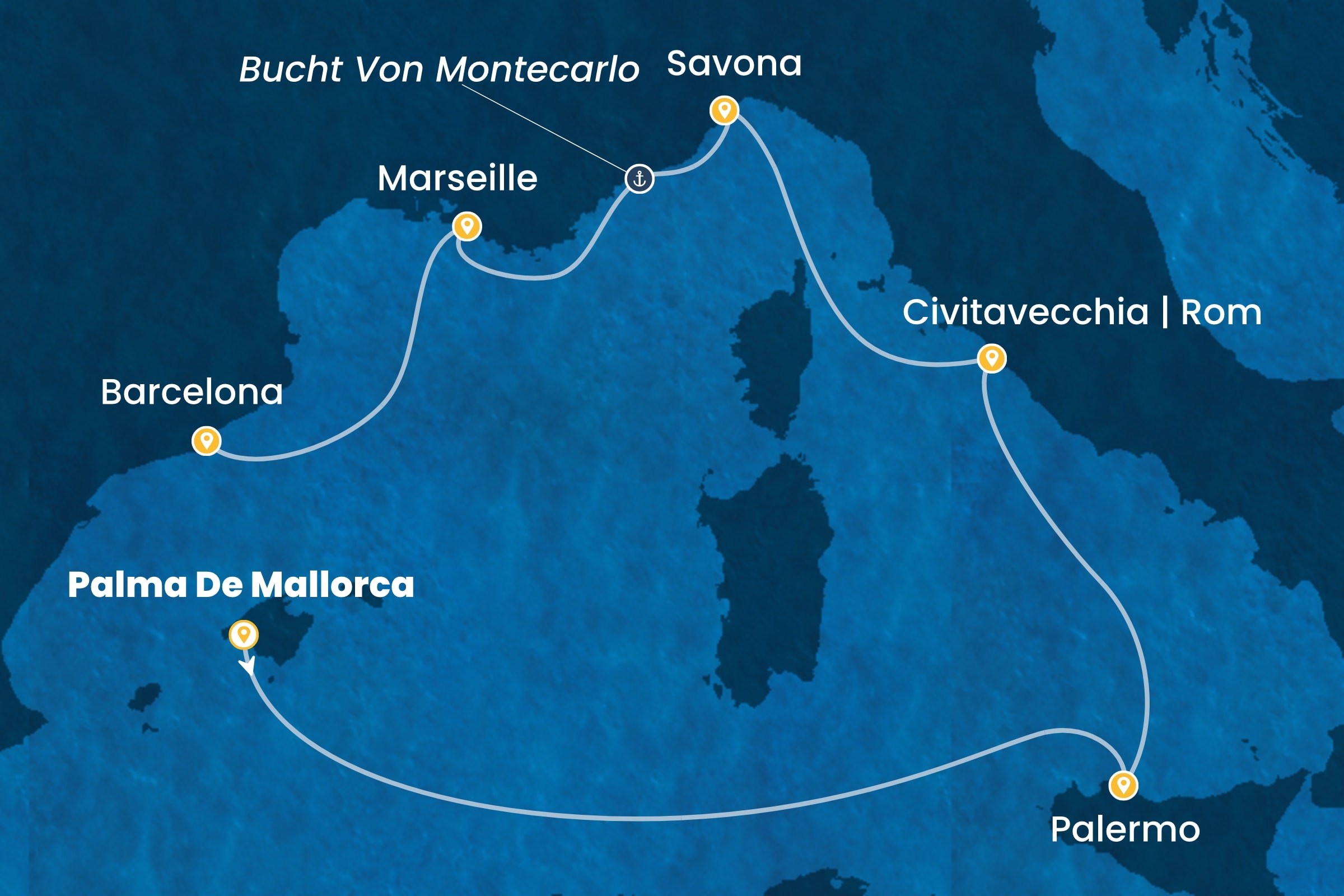 Westliches Mittelmeer ab Palma