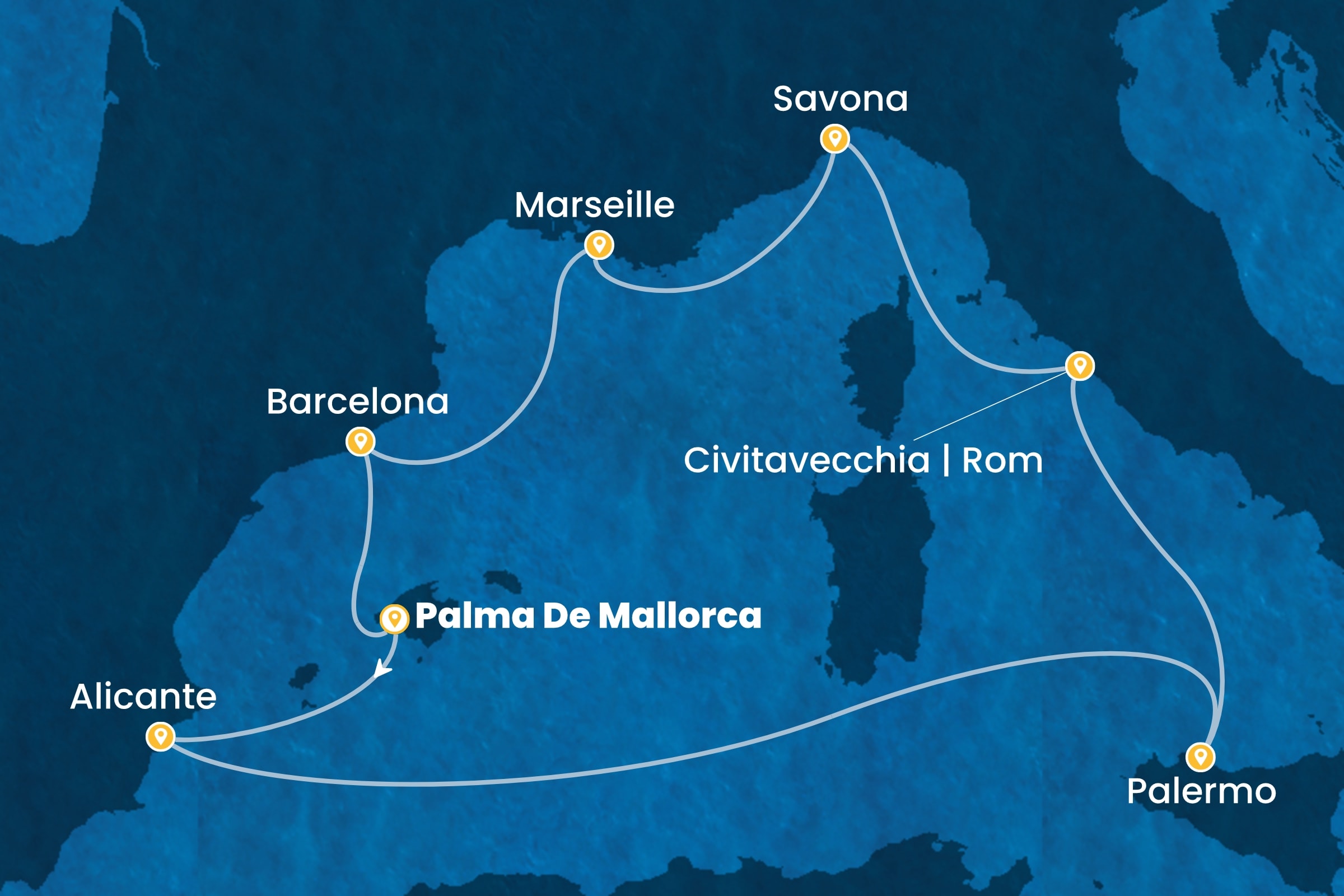 Westliches Mittelmeer ab Palma