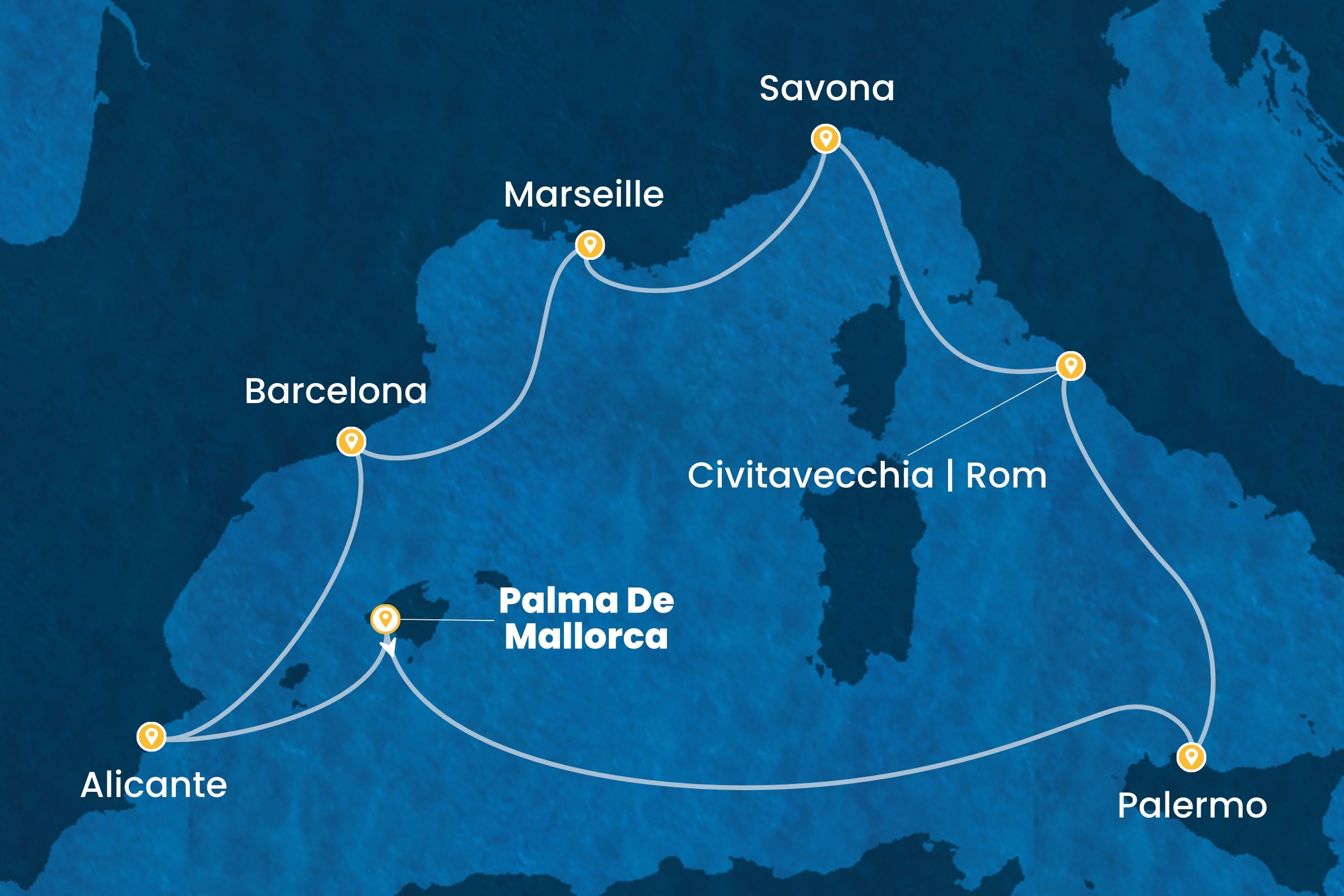 Westliches Mittelmeer ab Palma
