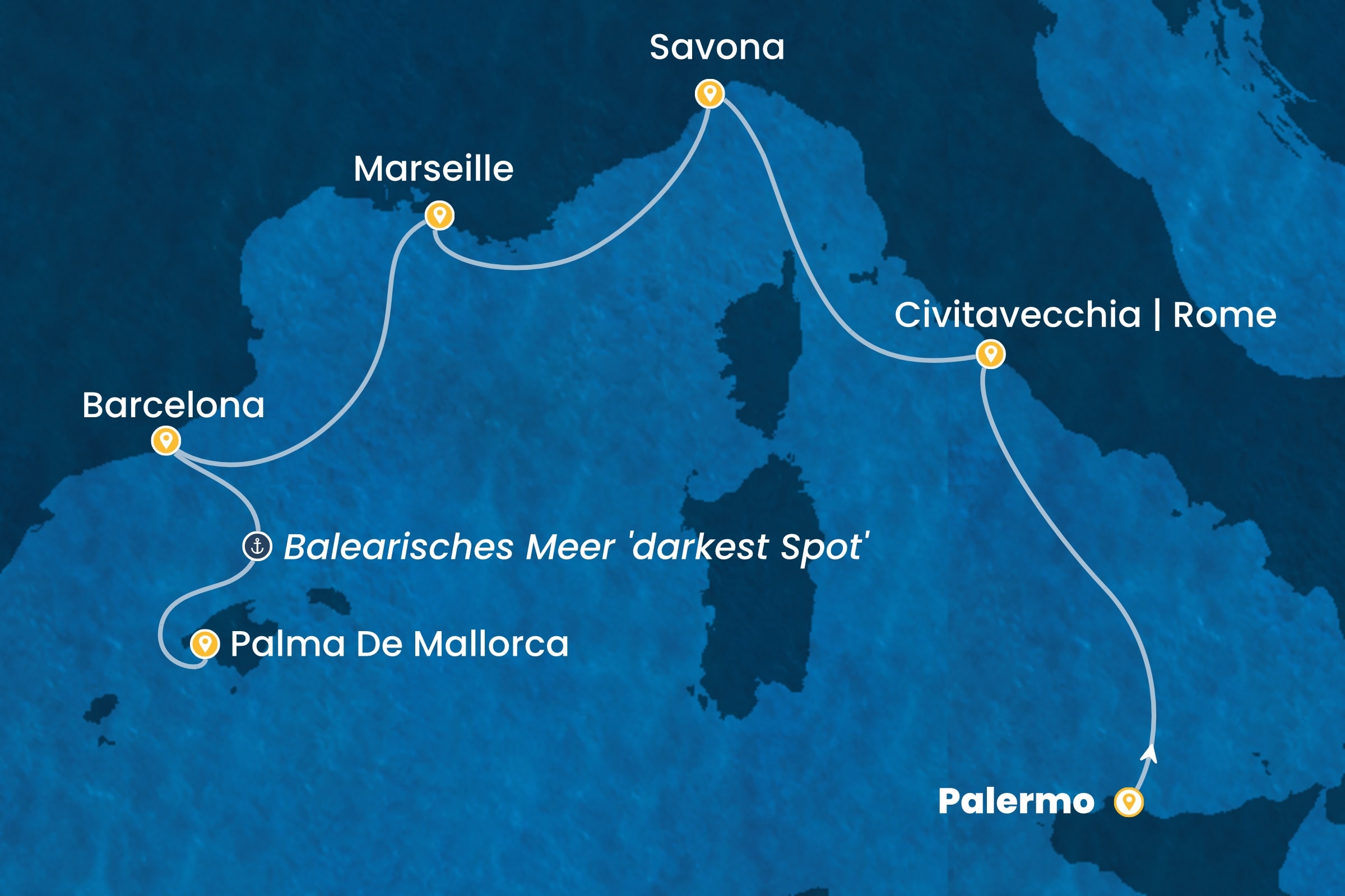 Westliches Mittelmeer ab Palermo