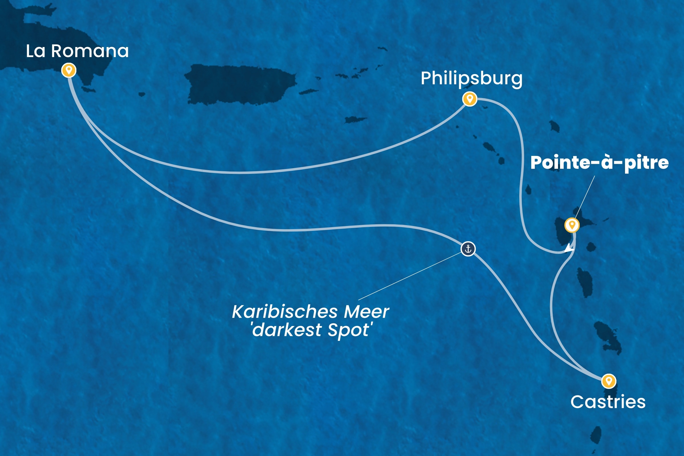 Karibik und Antillen ab Pointe-à-Pitre