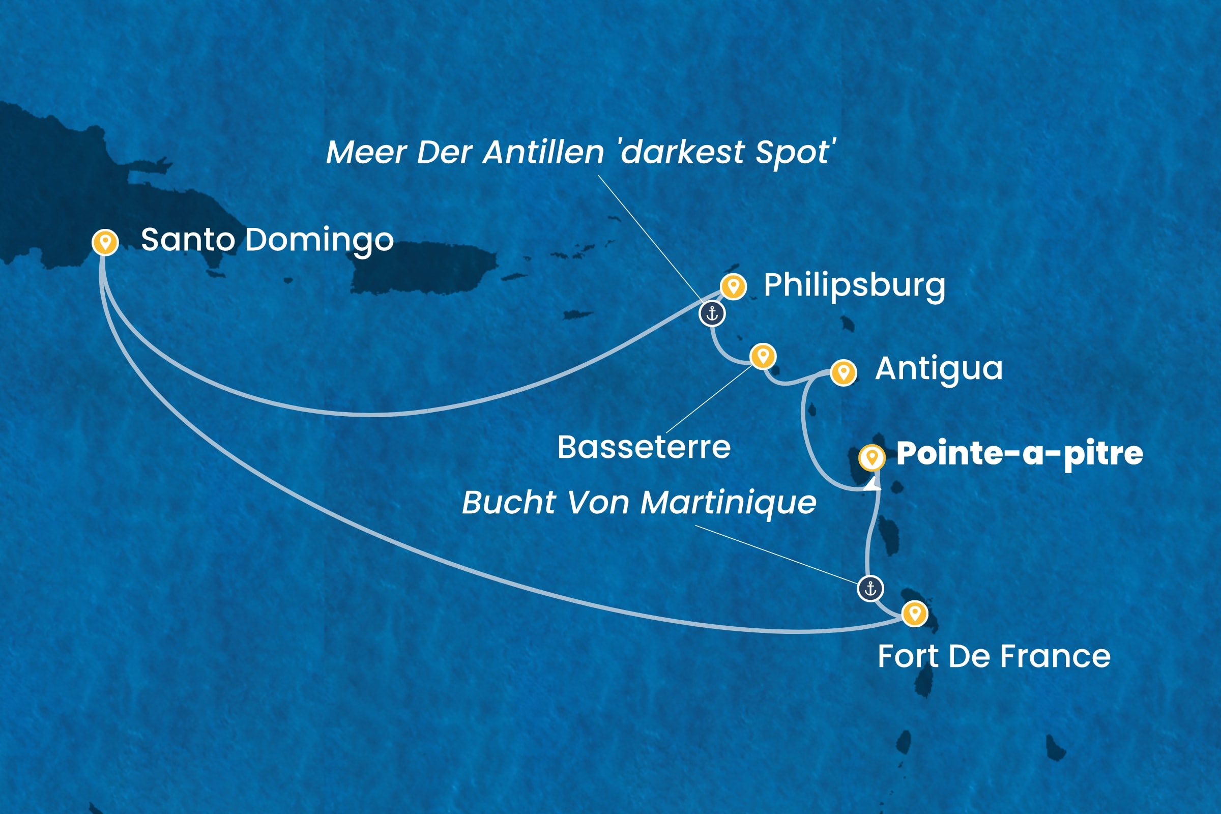 Karibik und Antillen ab Pointe-à-Pitre