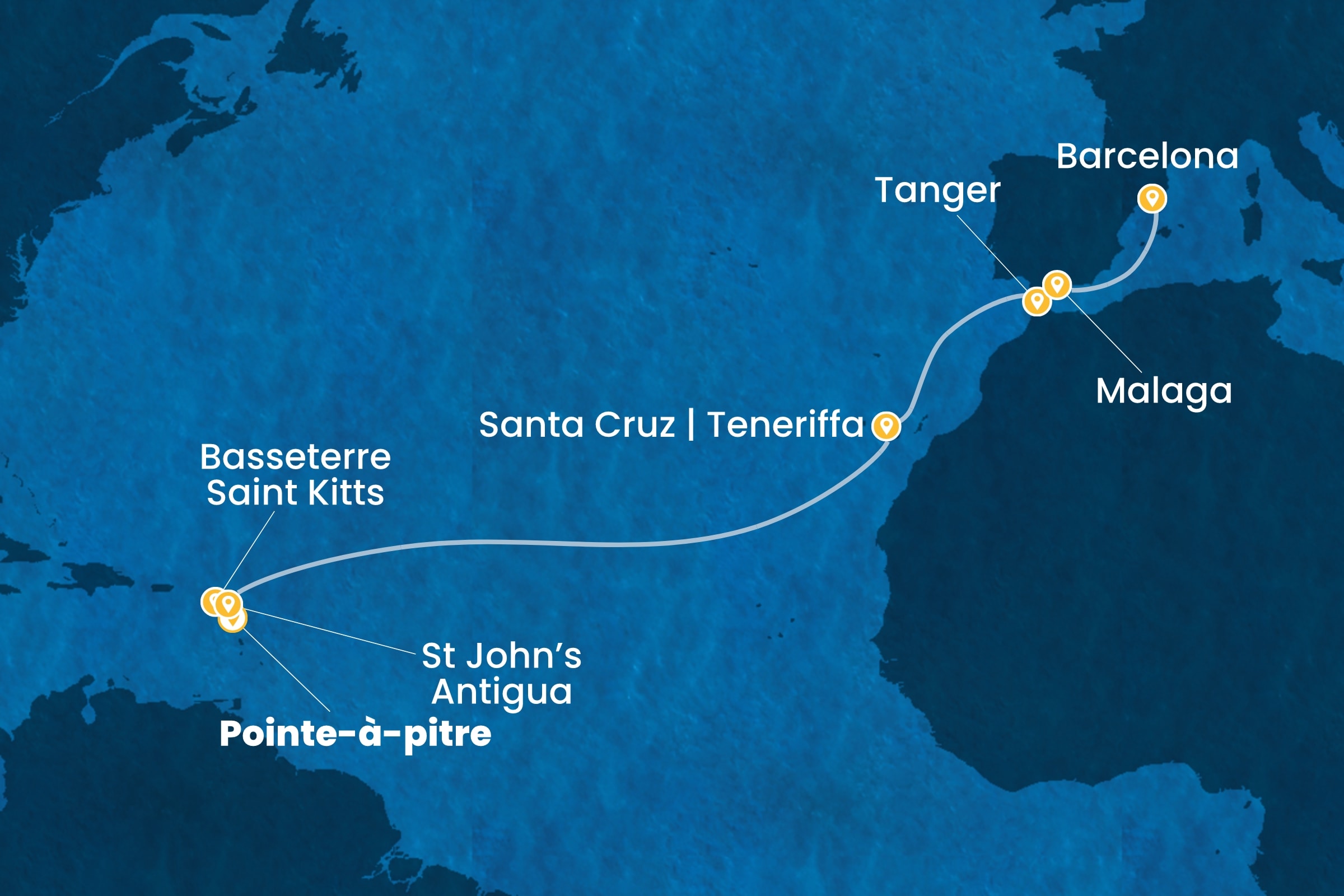 Ozean-Kreuzfahrten ab Pointe-à-Pitre