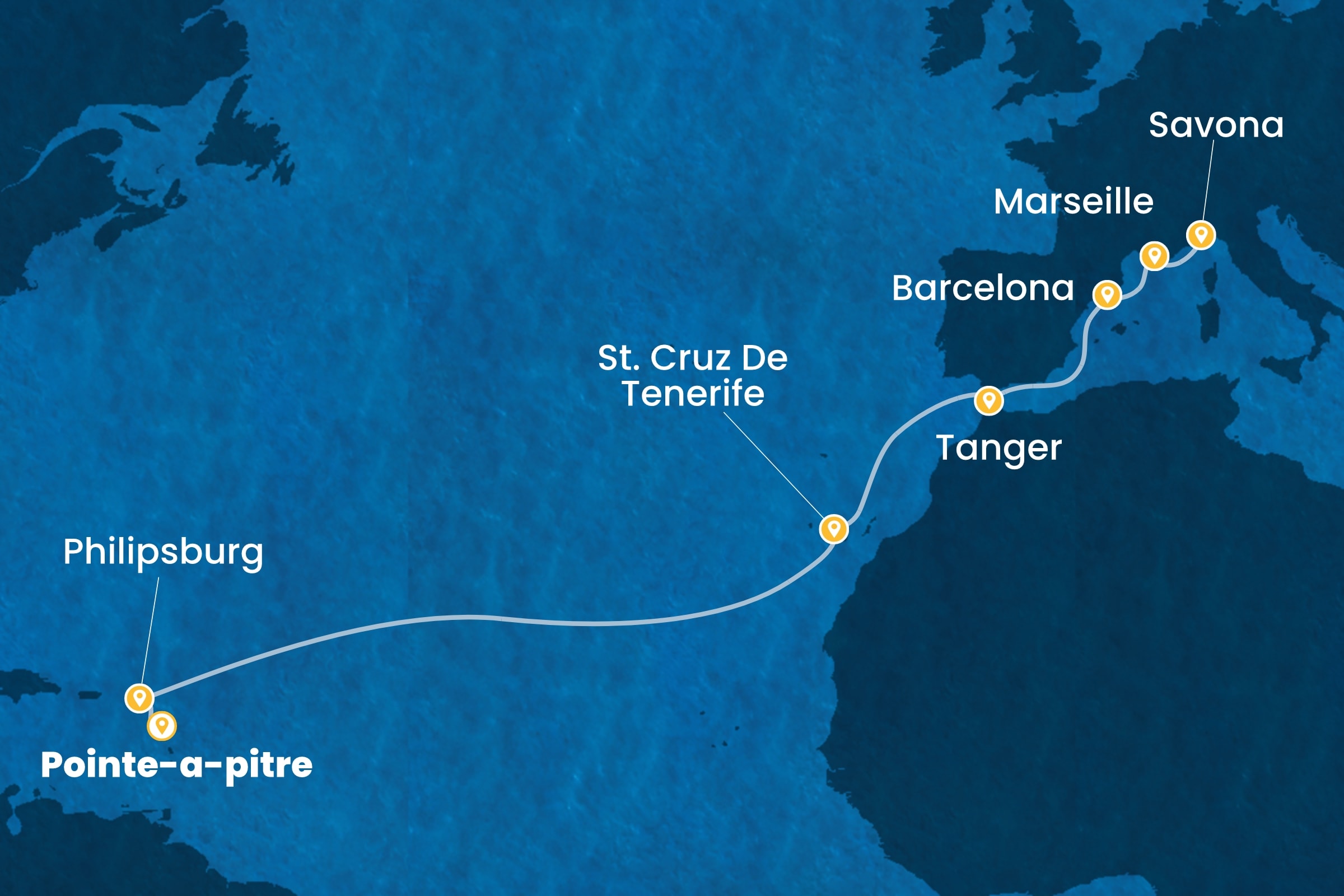 Ozean-Kreuzfahrten ab Pointe-à-Pitre