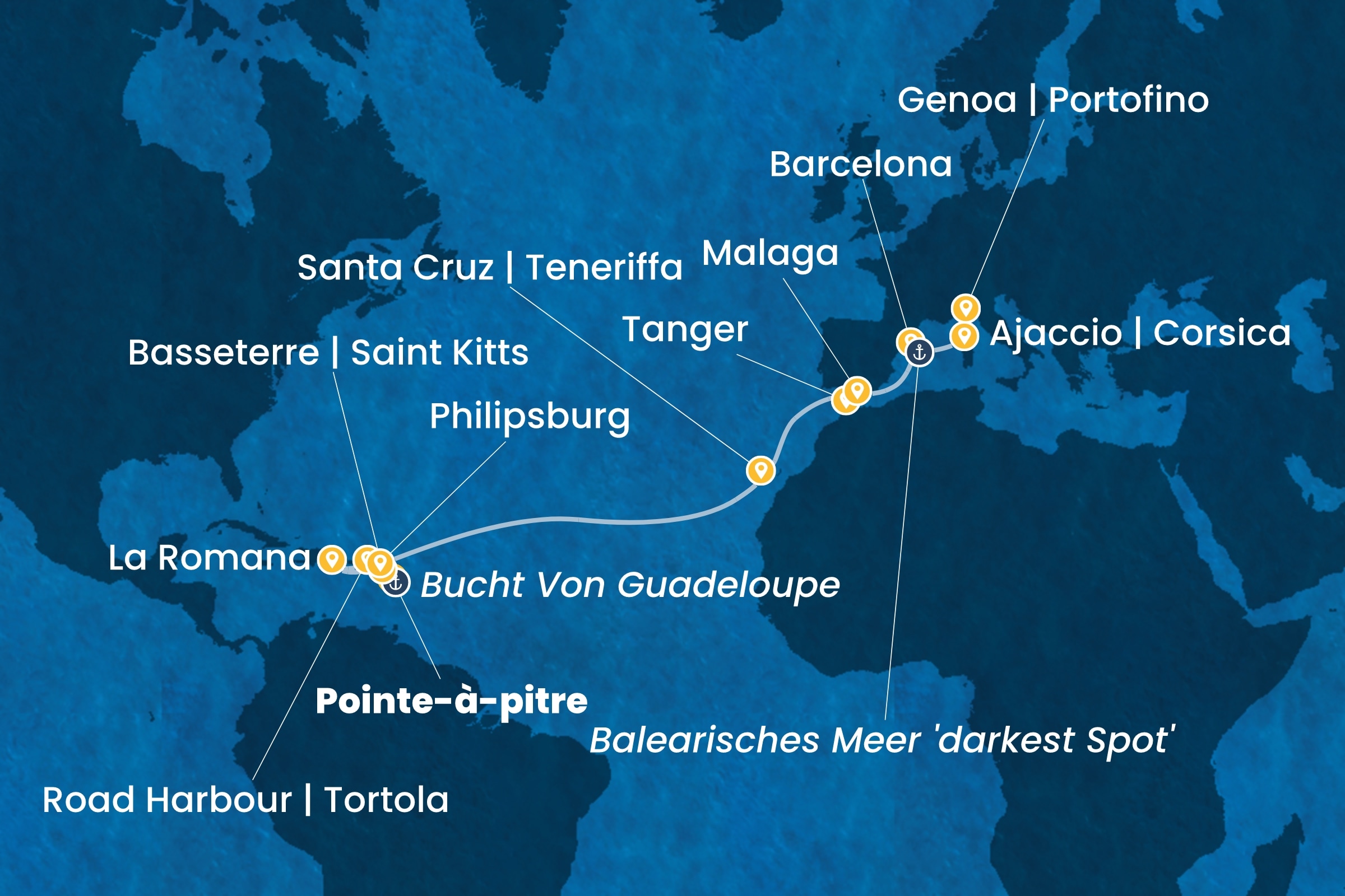 Ozean-Kreuzfahrten ab Pointe-à-Pitre