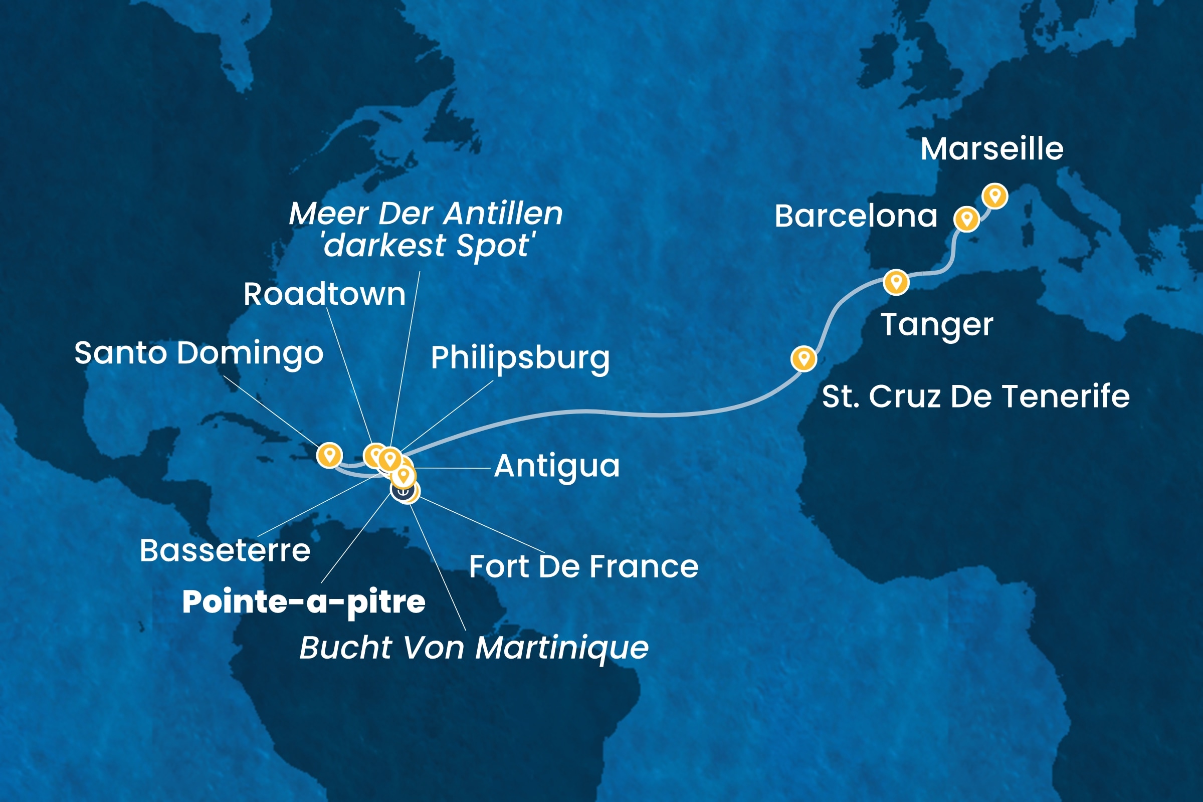 Ozean-Kreuzfahrten ab Pointe-à-Pitre