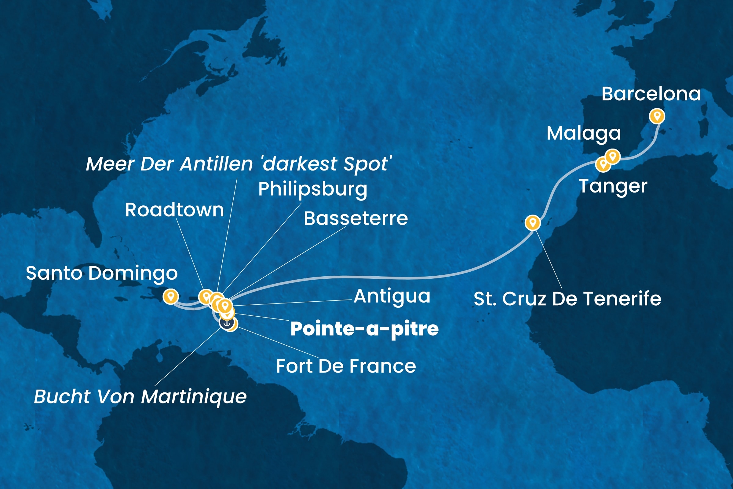 Ozean-Kreuzfahrten ab Pointe-à-Pitre