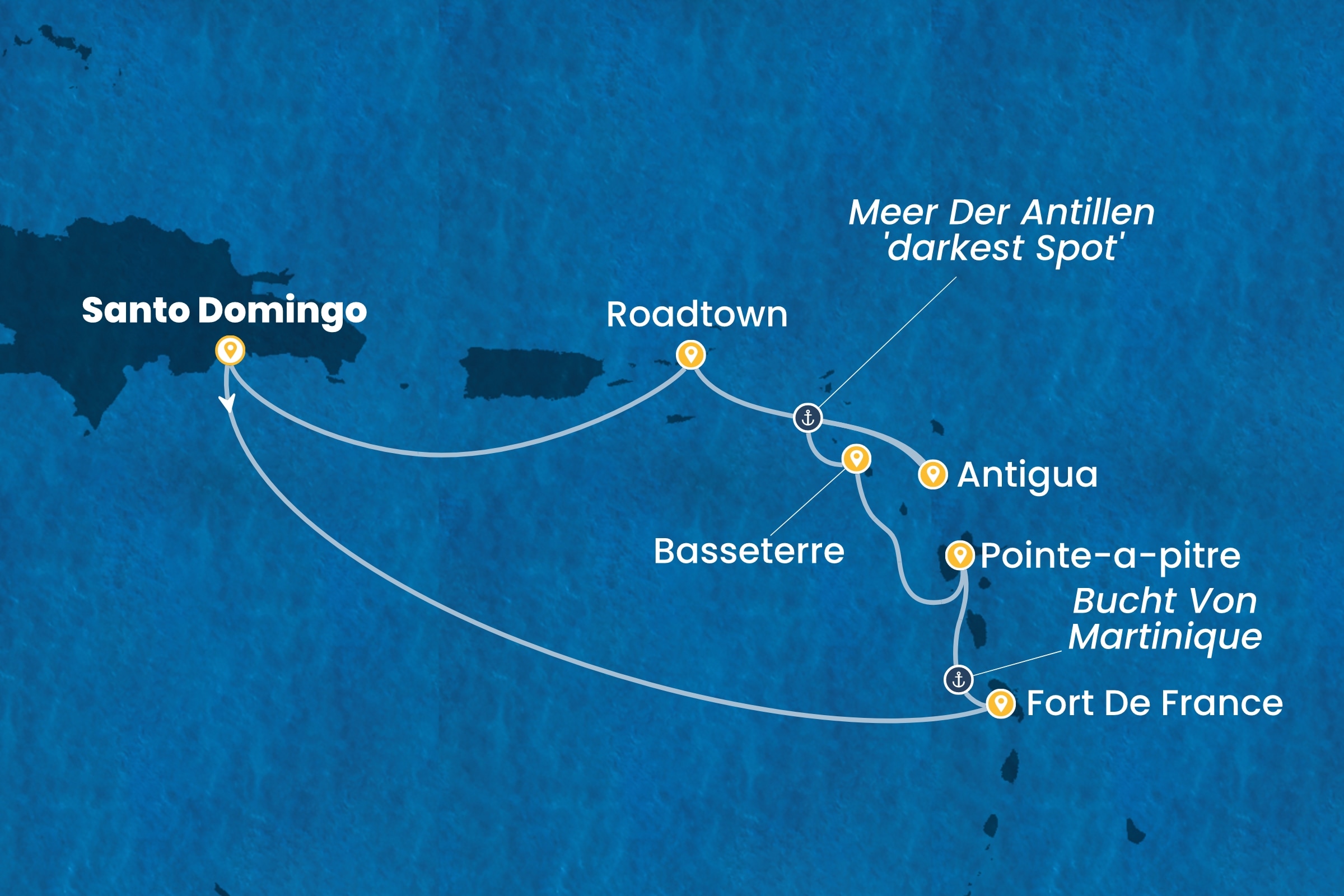Karibik und Antillen ab Santo Domingo