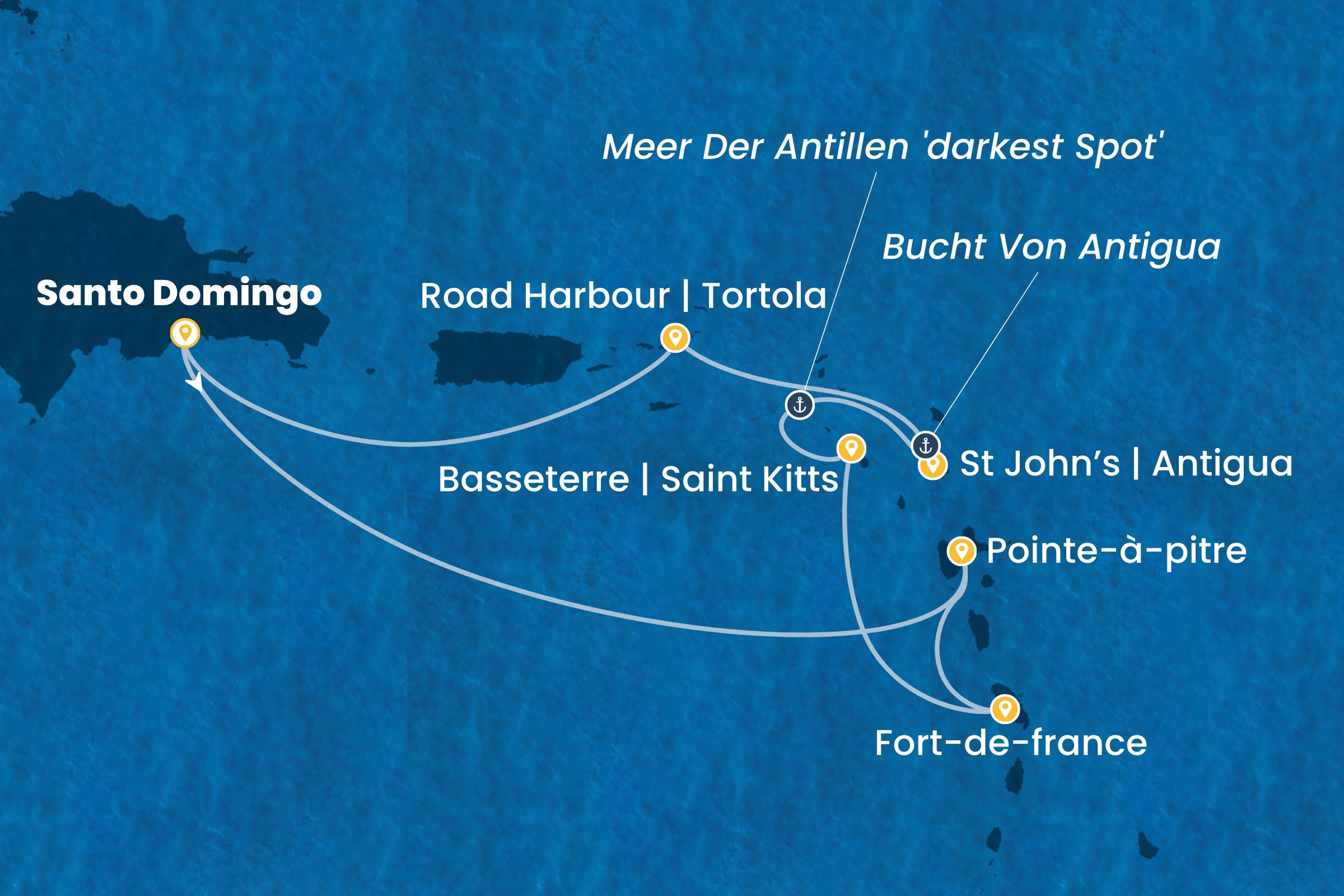 Karibik und Antillen ab Santo Domingo
