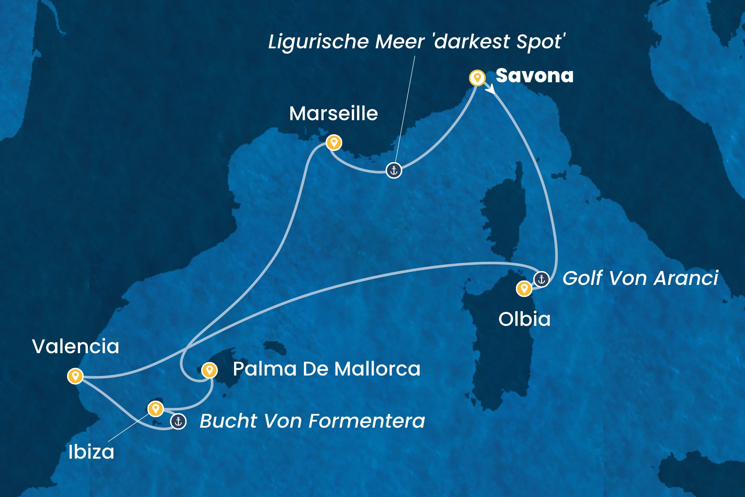 Westliches Mittelmeer ab Savona
