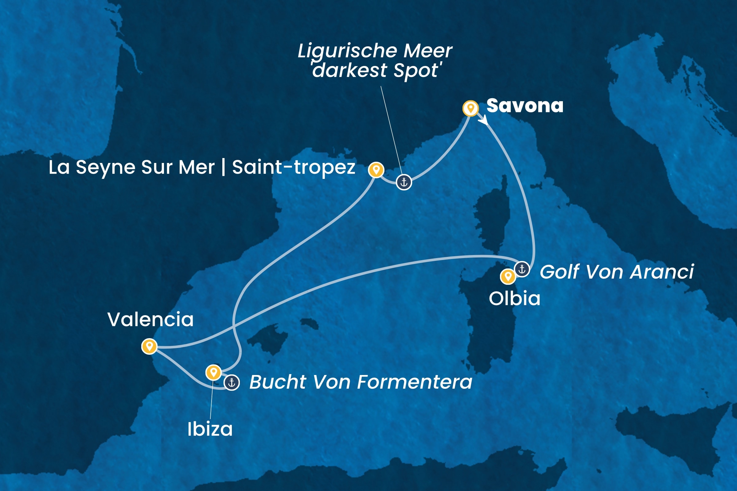 Westliches Mittelmeer ab Savona