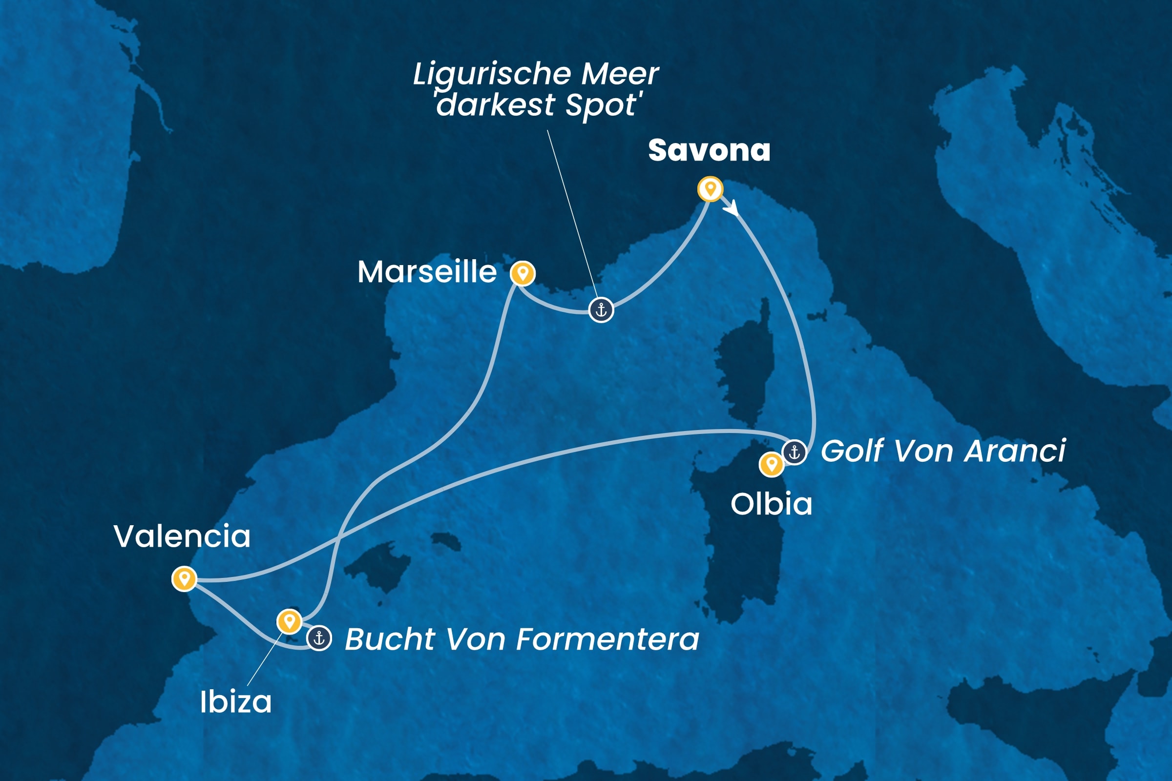Westliches Mittelmeer ab Savona