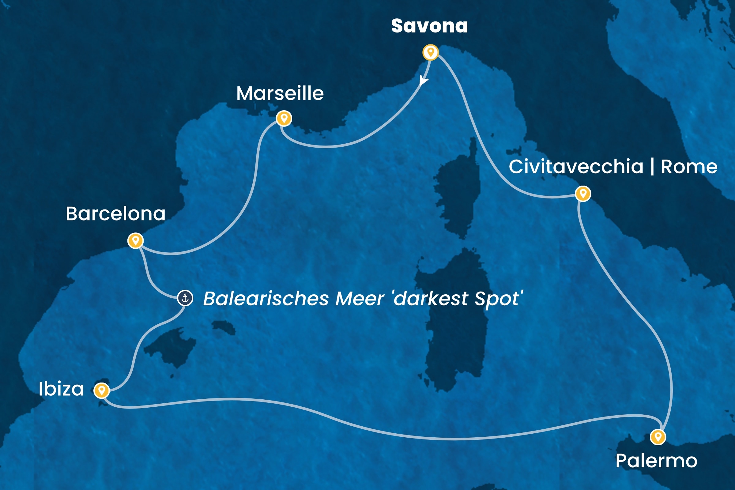 Westliches Mittelmeer ab Savona