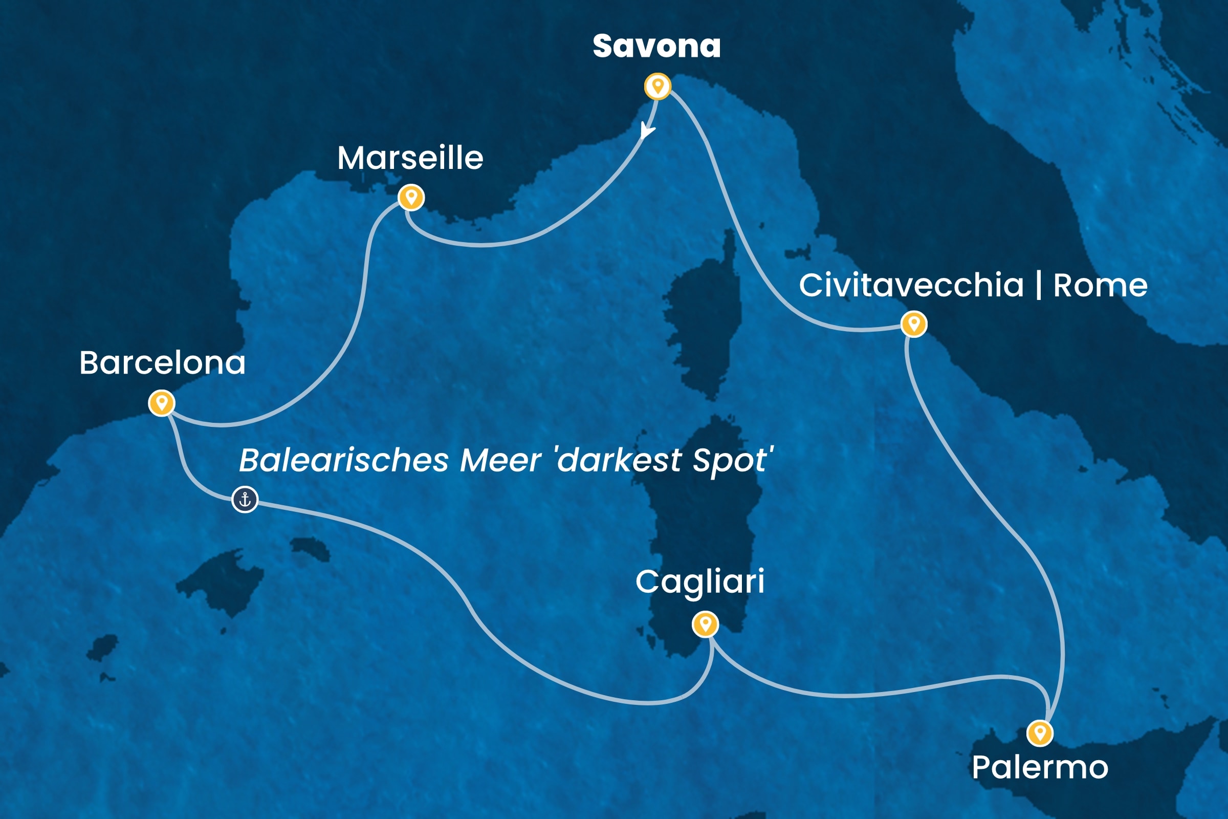 Westliches Mittelmeer ab Savona