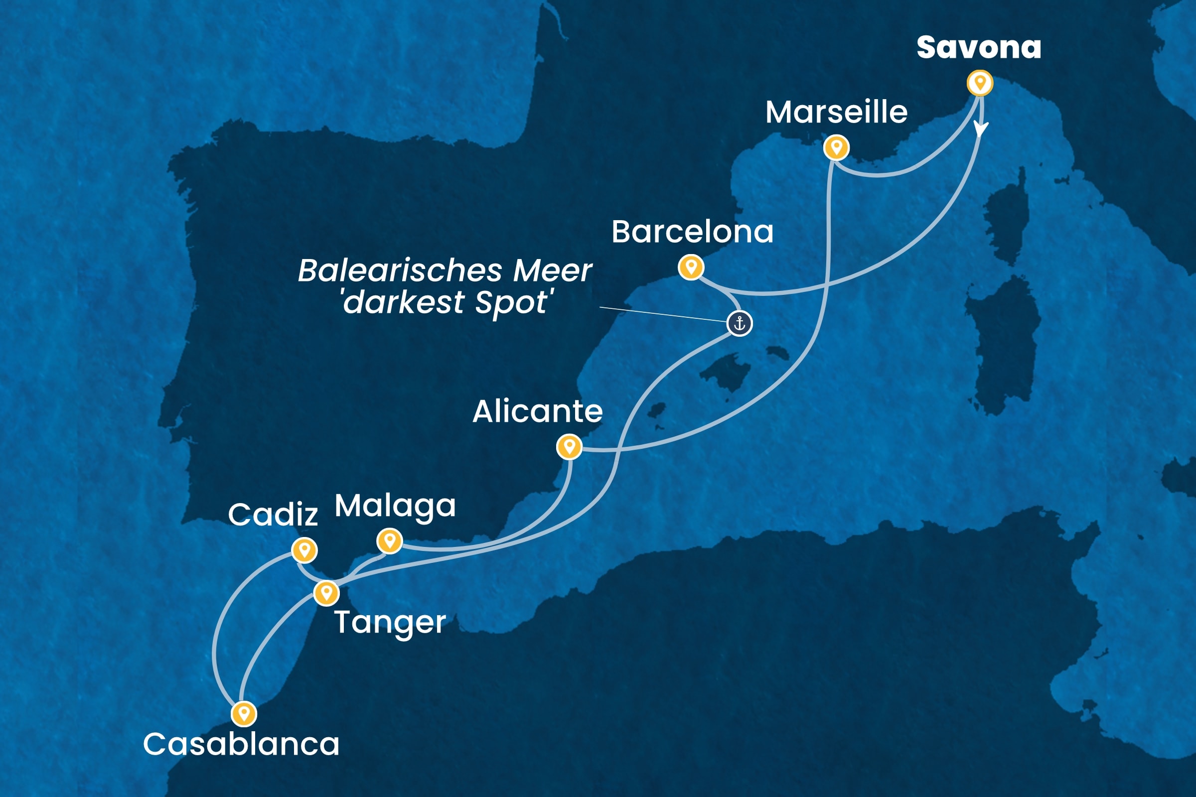 Westliches Mittelmeer ab Savona