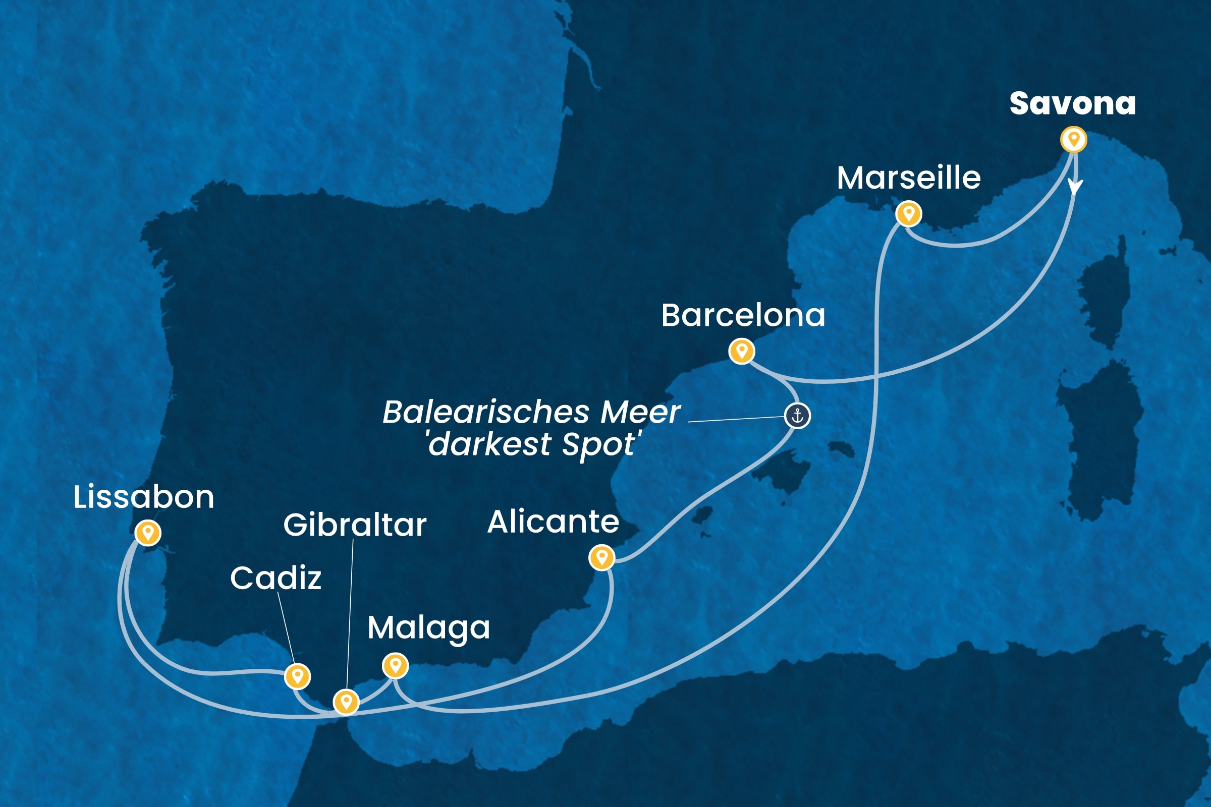 Westliches Mittelmeer ab Savona