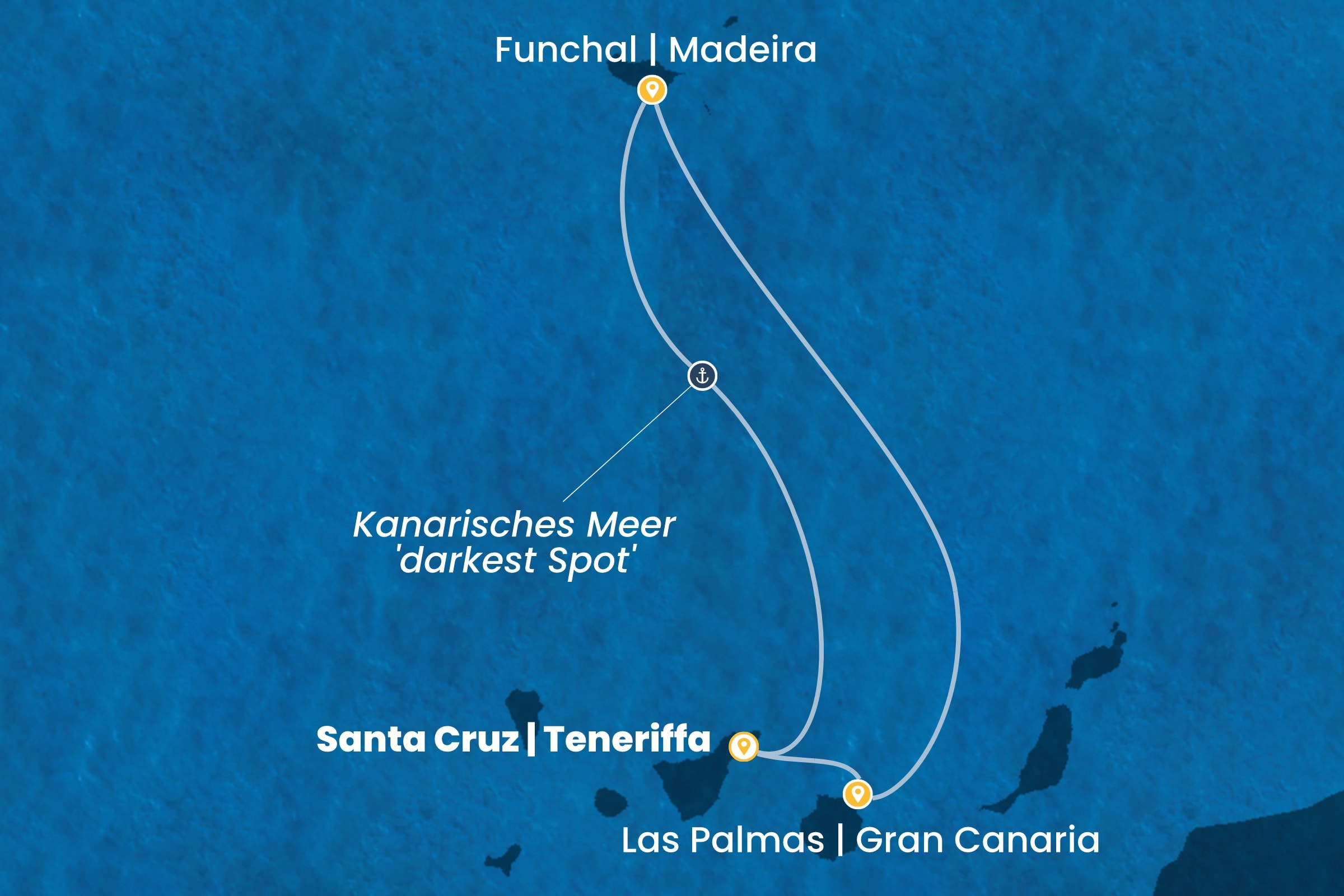 Kanarische Inseln und afrikanische Küste ab Santa Cruz | Teneriffa