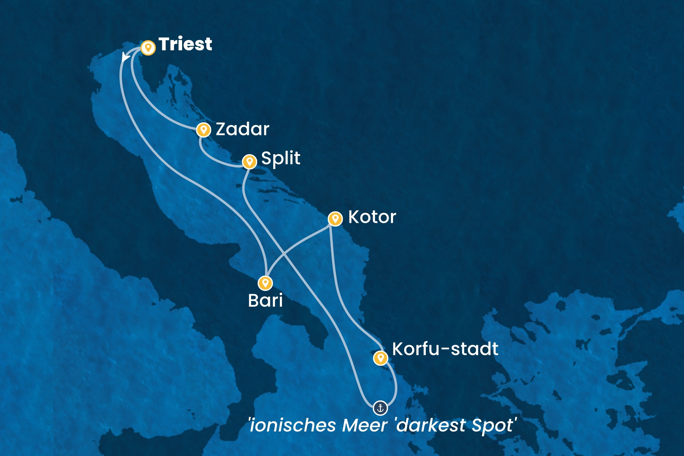 Östliches Mittelmeer ab Triest