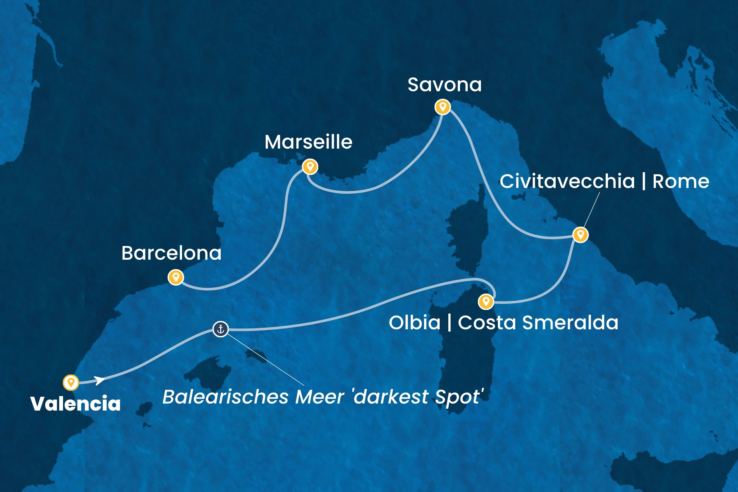 Westliches Mittelmeer ab Valencia