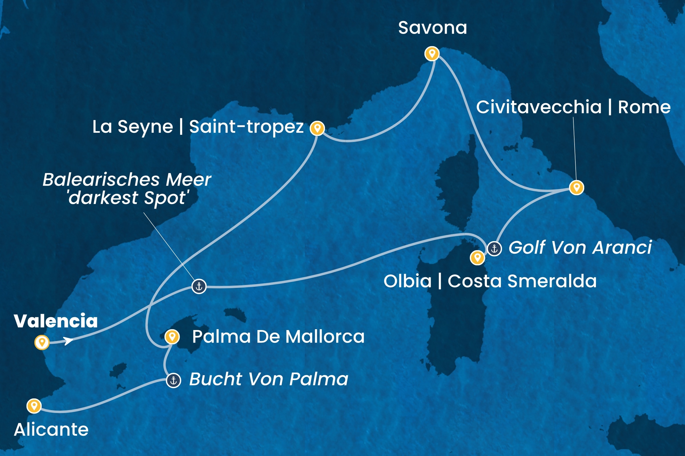 Westliches Mittelmeer ab Valencia