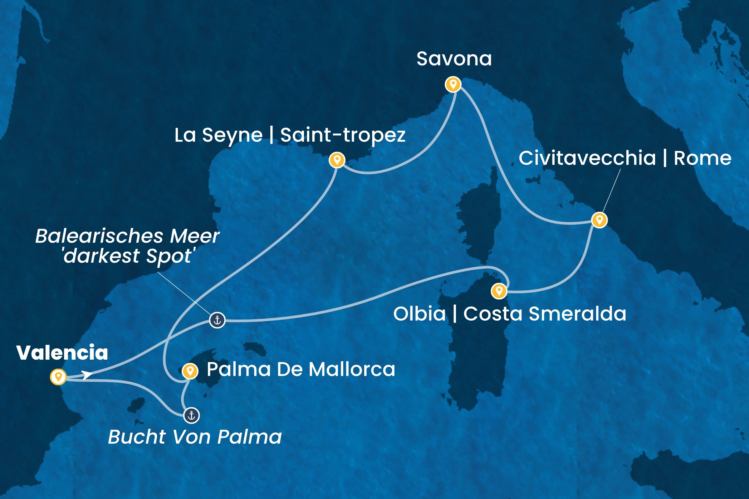 Westliches Mittelmeer ab Valencia