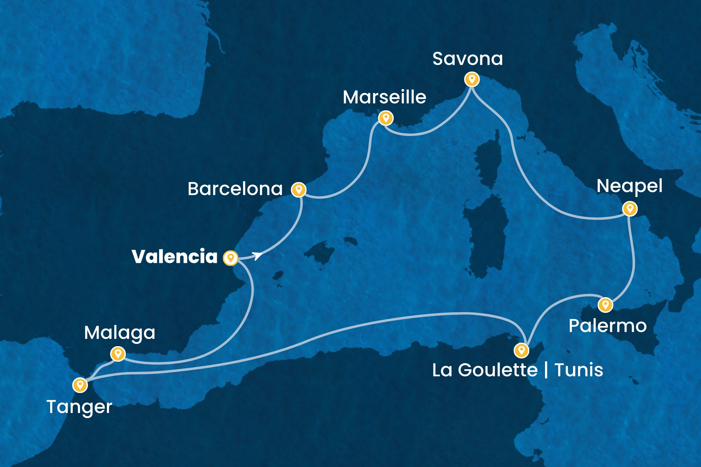 Westliches Mittelmeer ab Valencia