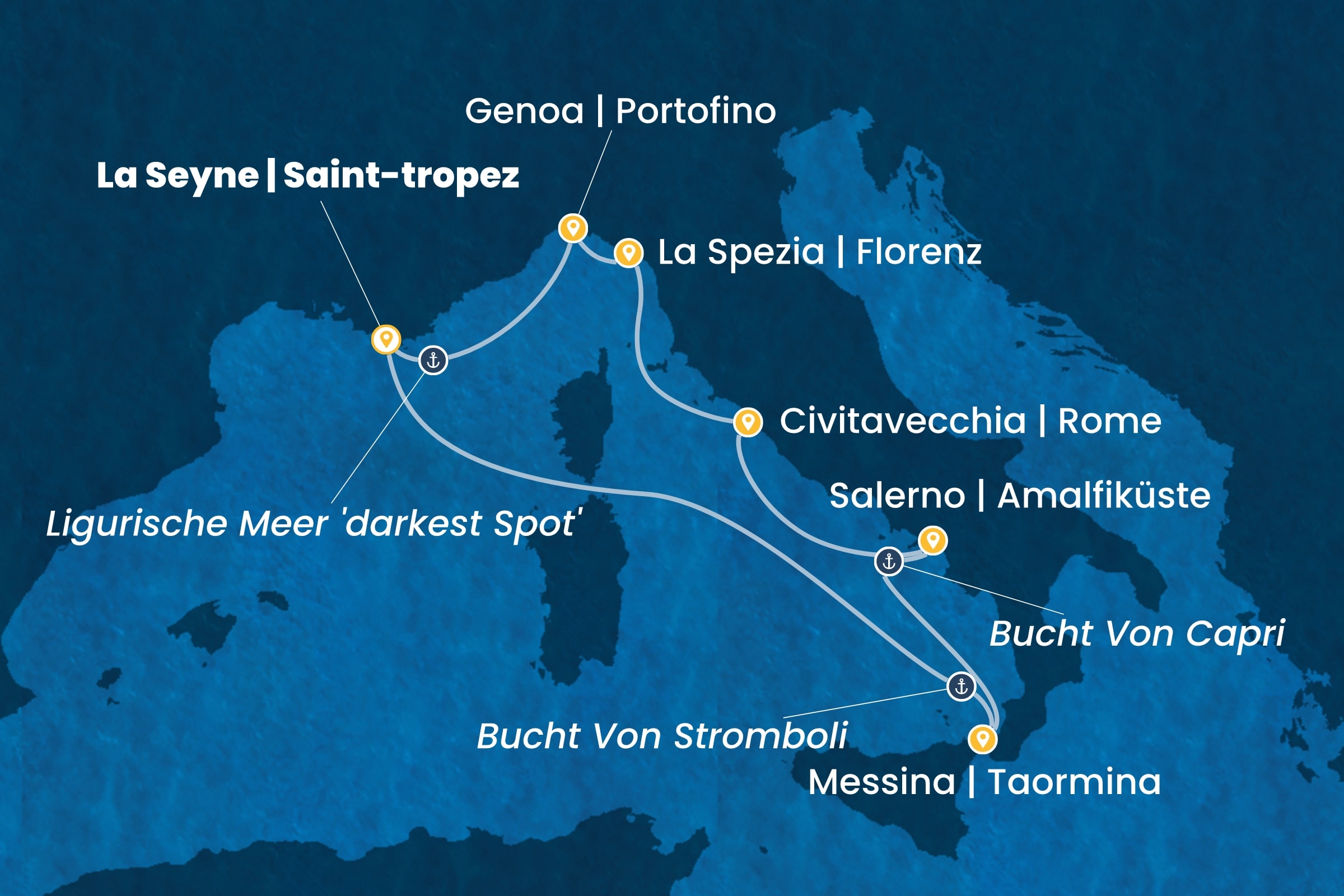 Westliches Mittelmeer ab La Seyne | St. Tropez