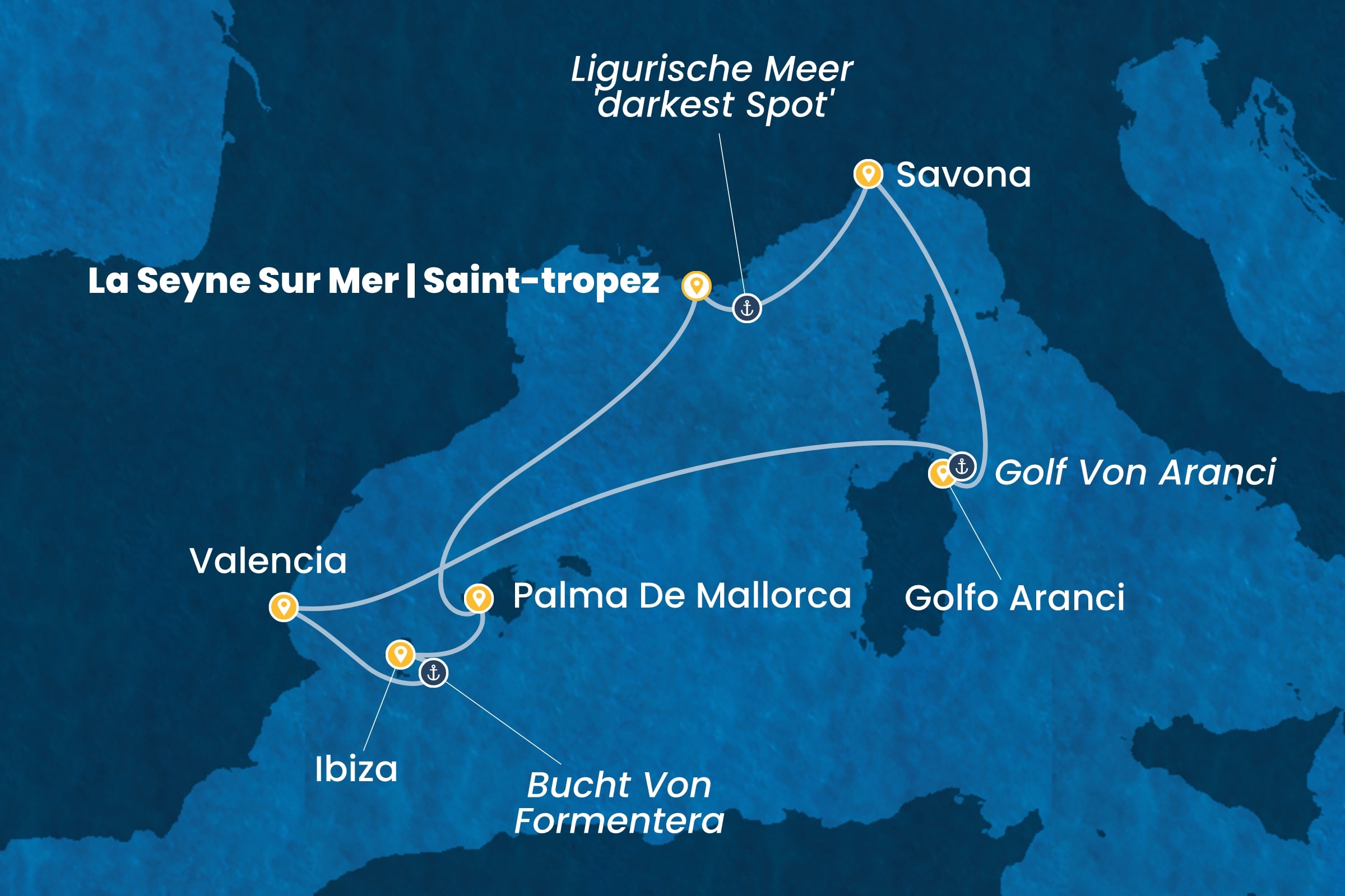 Westliches Mittelmeer ab La Seyne | St. Tropez