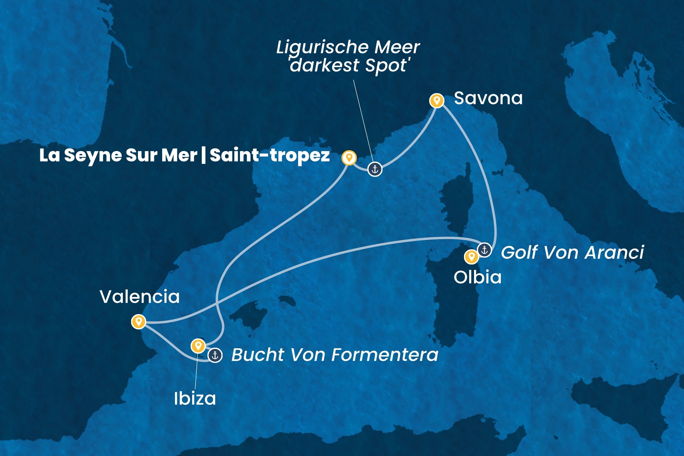 Westliches Mittelmeer ab La Seyne | St. Tropez