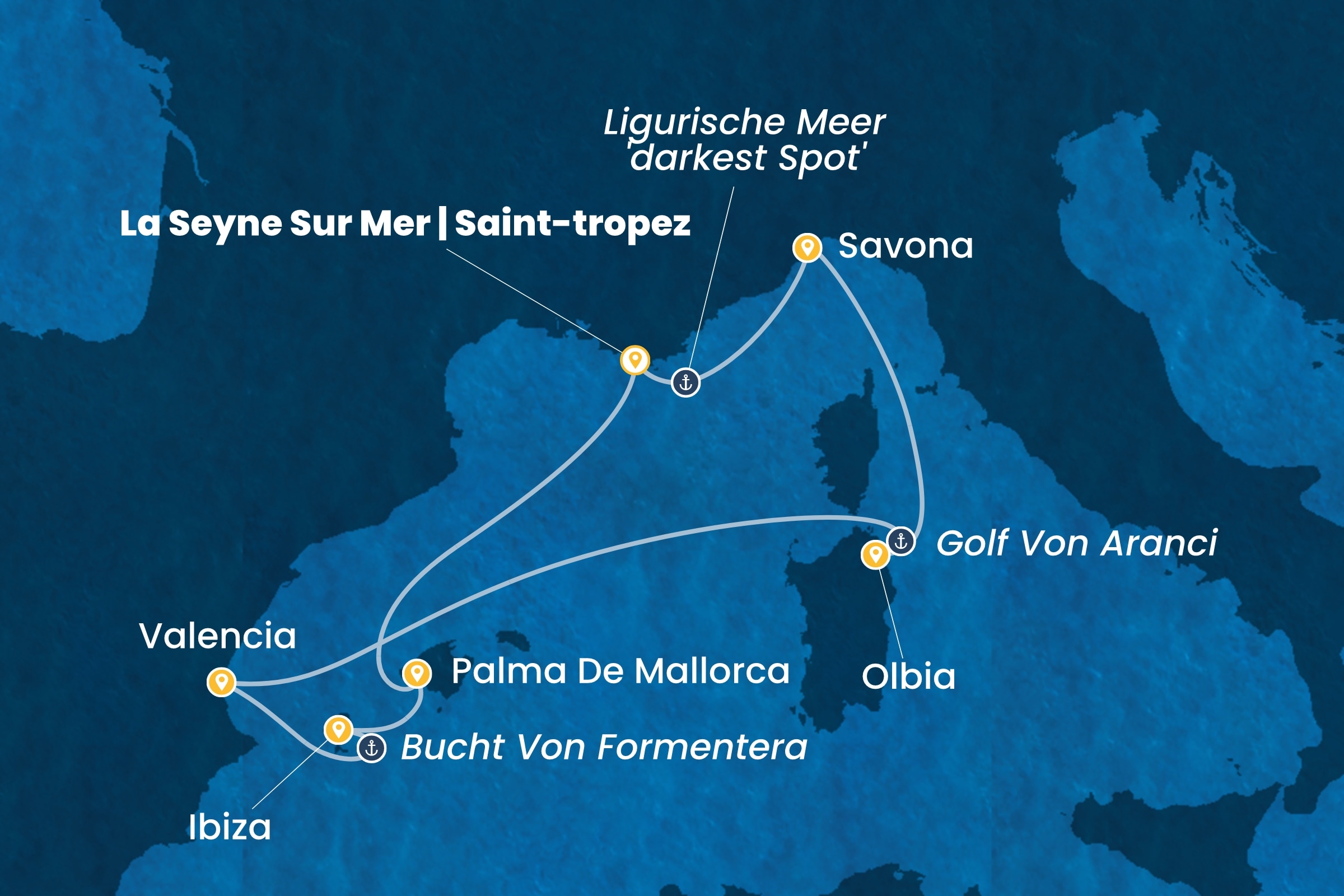 Westliches Mittelmeer ab La Seyne | St. Tropez