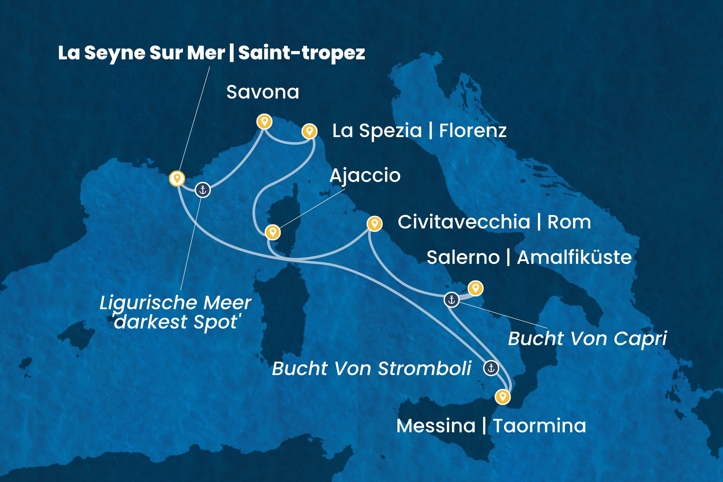Westliches Mittelmeer ab La Seyne | St. Tropez